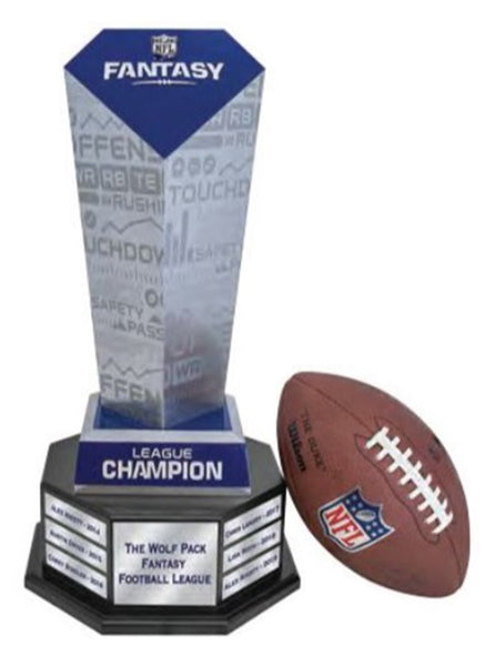 NFL Trophy Fantasy Football 18" with Personalized Base
