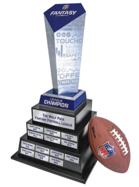 NFL Trophy Fantasy Football 18" with Personalized Base