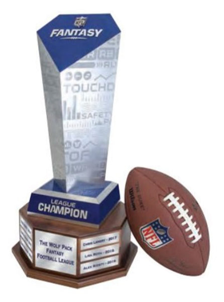 NFL Trophy Fantasy Football 18" with Personalized Base