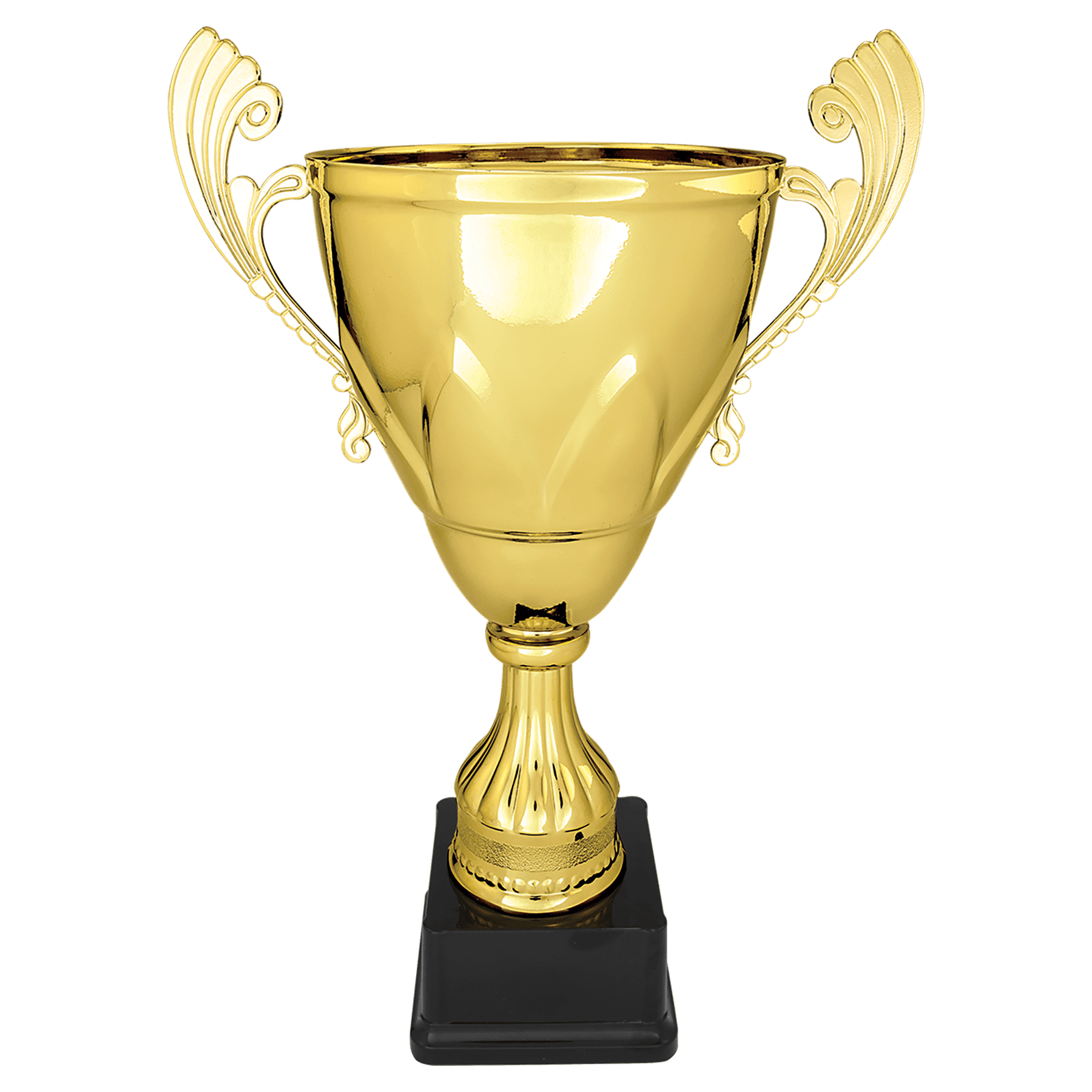 Gold Completed Metal Cup on Plastic Base