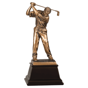 Bronze Male Golf Resin Award