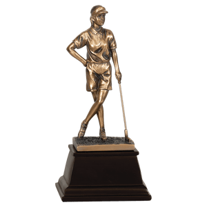 Bronze Female Golf Resin Award