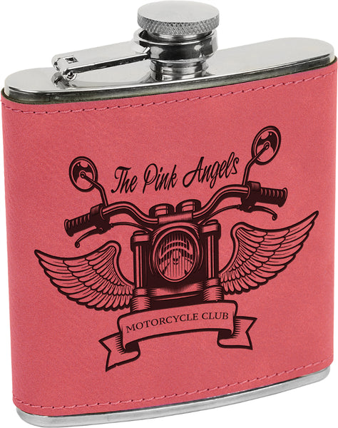 Laserable Stainless Steel 6 oz. Flasks