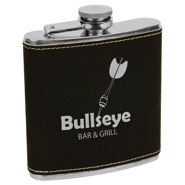 Laserable Stainless Steel 6 oz. Flasks