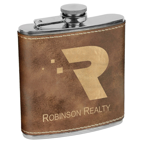 Laserable Stainless Steel 6 oz. Flasks