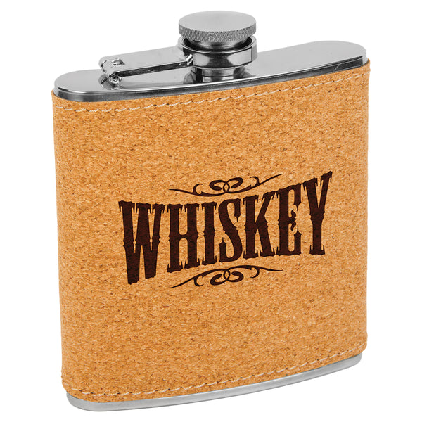 Laserable Stainless Steel 6 oz. Flasks