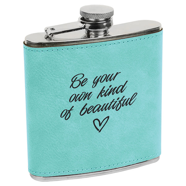 Laserable Stainless Steel 6 oz. Flasks