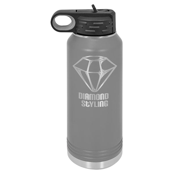 32 oz. Stainless Steel Water Bottle Canteen